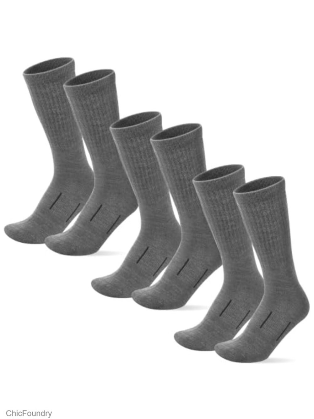Merino Wool Boot Socks for Men & Women - 3 Pack Hiking & Athletic Socks